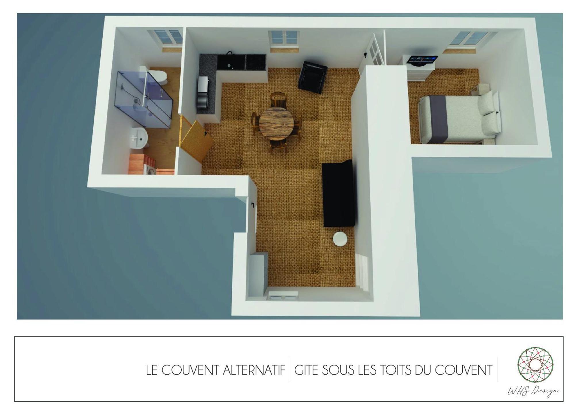 Les Gites Du Couvent Alternatif Camlez Szoba fotó