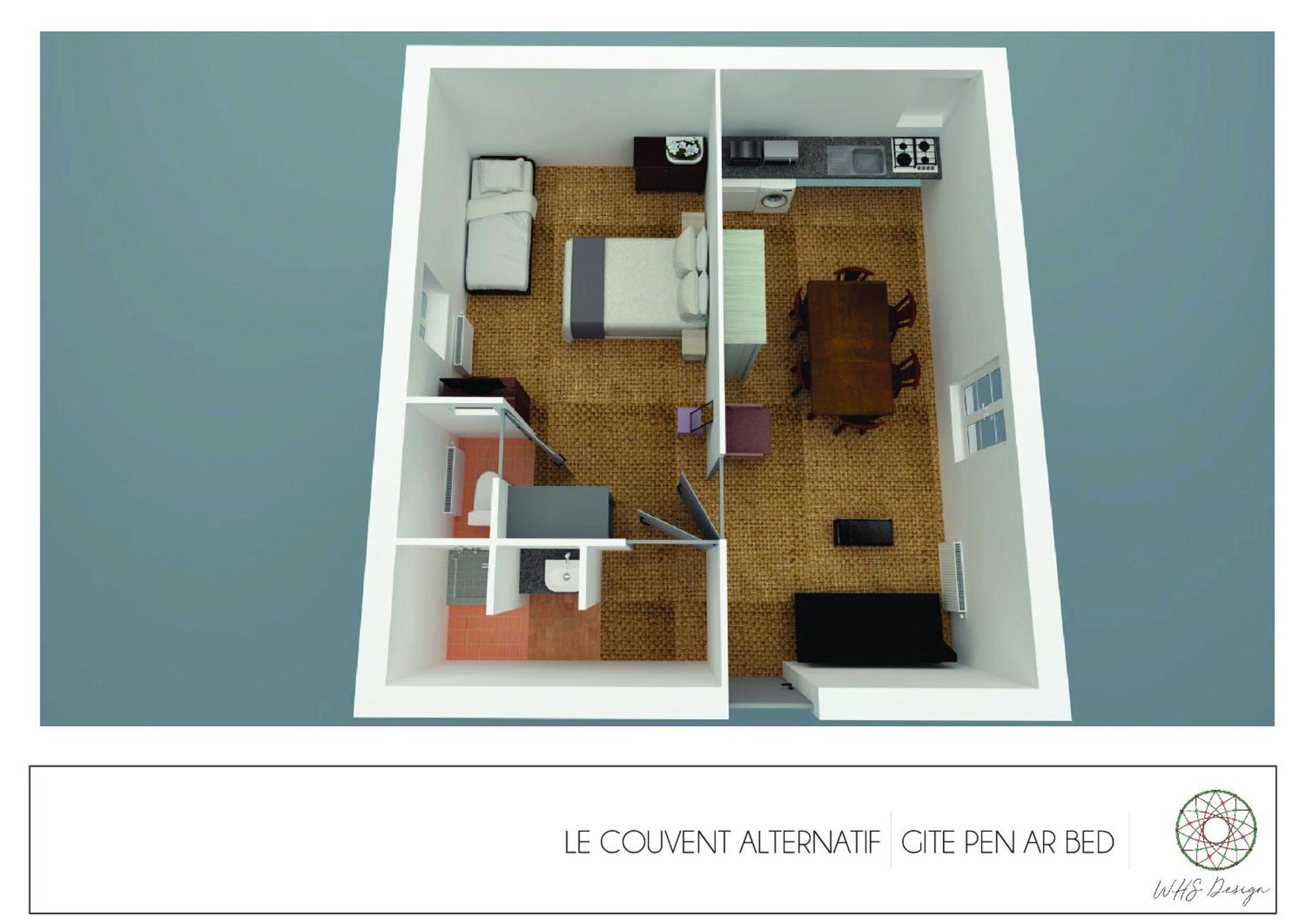 Les Gites Du Couvent Alternatif Camlez Szoba fotó